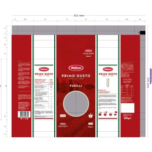 Makaron Świderek Fusilli 500g Melissa Primo Gusto
