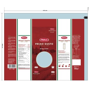 Makaron Rigatoni rurka karbowana 500g Melissa Primo Gusto