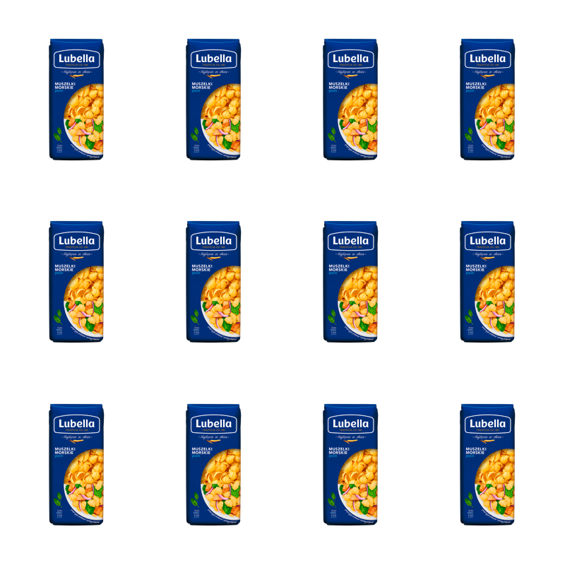 Lubella Gnocchi Makaron Muszelki morskie 400 g X12