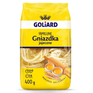 Goliard makaron familijny gniazdka 400 g X6