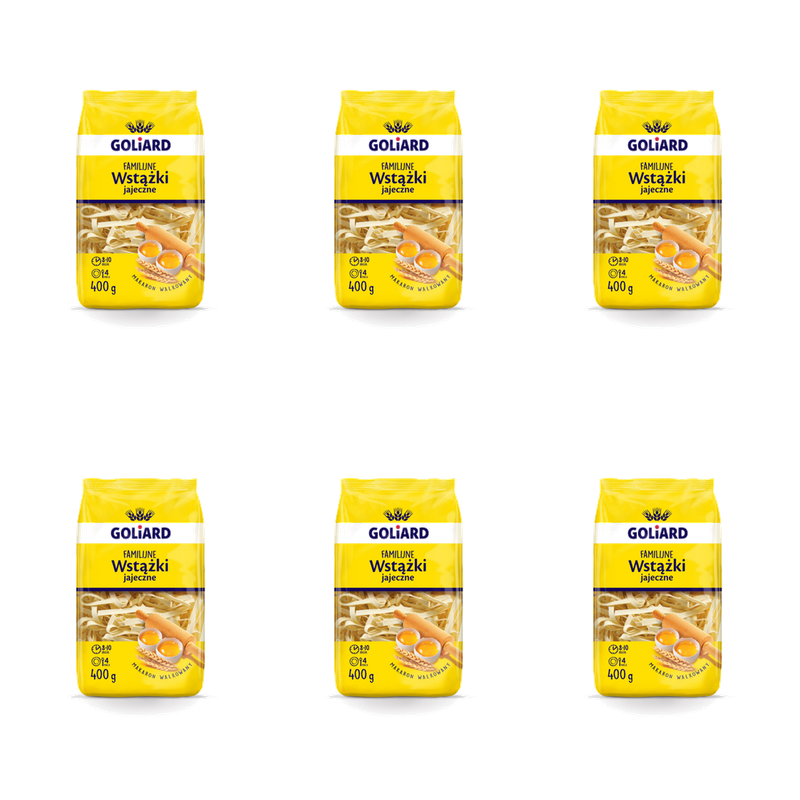 Goliard makaron familijny wstążki 400g X6