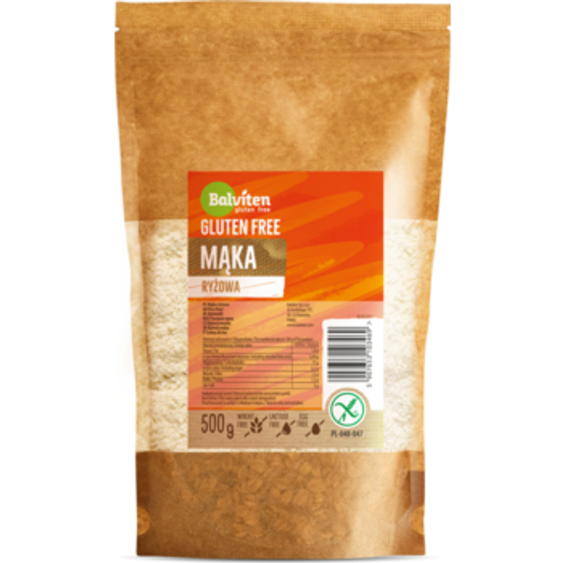 Balviten Mąka ryżowa 500g. Produkt bezglutenowy