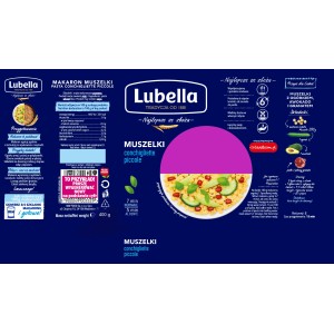 Lubella Conchigliette Piccole Makaron Muszelki małe 400 g X12