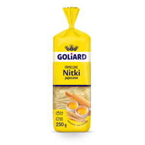 Makaron familijne nitki jajeczne Goliard 250g X10