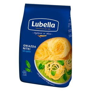 Lubella Nidi Capellini Makaron Gniazda nitki 400 g