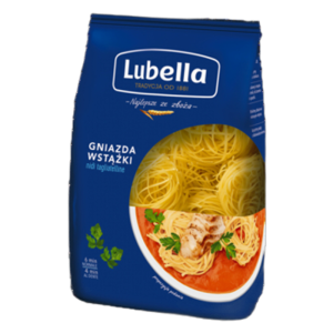 Lubella Nidi Tagliatelline Makaron Gniazda wstążki 400 g