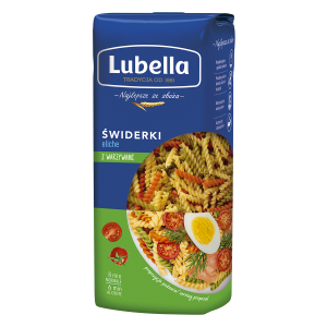 Lubella Makaron świderki z warzywami eliche 400 g