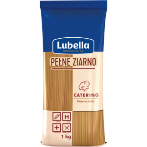 Lubella Catering Pełne Ziarno Makaron spaghetti 1 kg