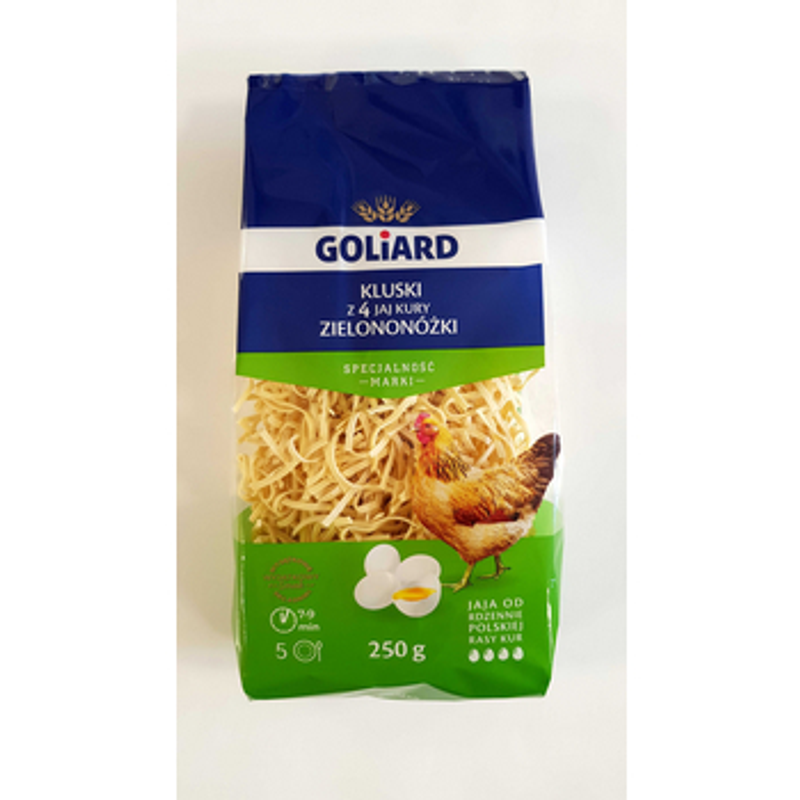 Goliard Kluski z jaj kury zielononóżki 250g