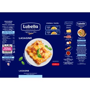Lubella Makaron lasagne 500 g