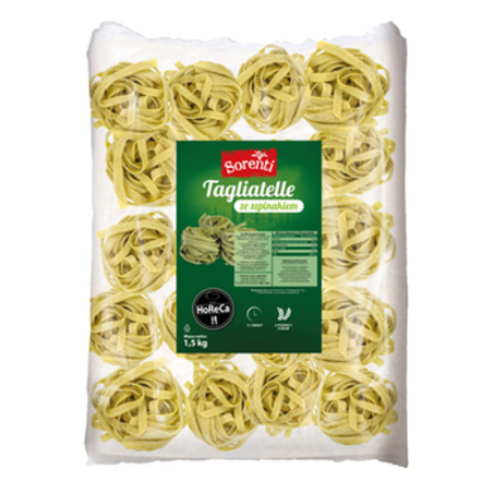Makaron SORENTI Tagliatelle ze szpinakiem 1,5 kg