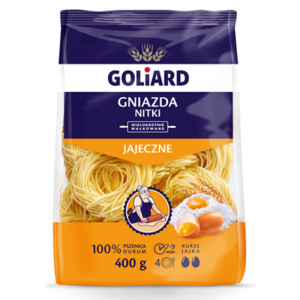 Goliard makaron gniazda nitki 400g