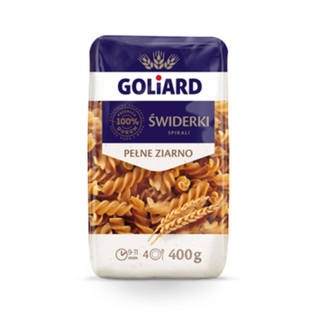 Goliard makaron świderek pełne ziarno 400 g