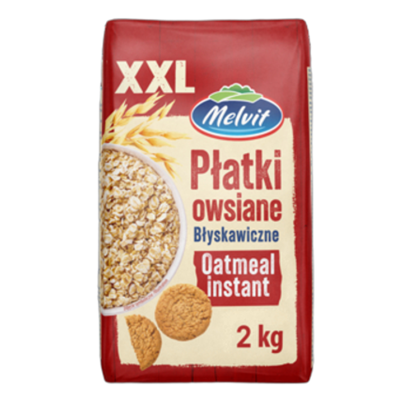 Melvit Płatki owsiane błyskawiczne 2kg XXL