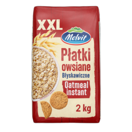 Melvit Płatki owsiane błyskawiczne 2kg XXL