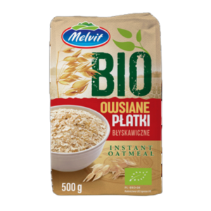 BIO Melvit Płatki owsiane błyskawiczne 500g