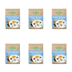 KUPIEC Płatki ryżowe błyskawiczne 250g X6