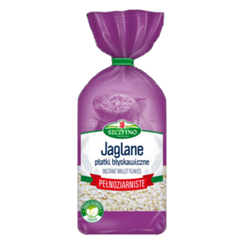 Szczytno Płatki pełnoziarniste jaglane 400g