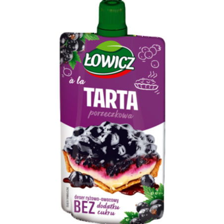 Łowicz deser ryżowo-owocowy a'la tarta porzeczkowa 100 g