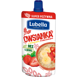 Lubella Owsianka z bananami i truskawkami 100g