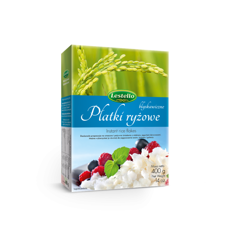 Lestello płatki ryżowe błyskawiczne 400 g