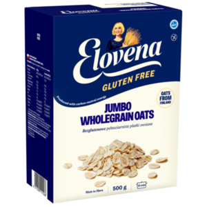 Elovena Gluten Free Płatki Owsiane Jumbo 500 g. Produkt bezglutenowy