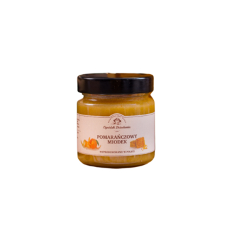 Pomarańczowy miodek 250 g Ogródek Dziadunia
