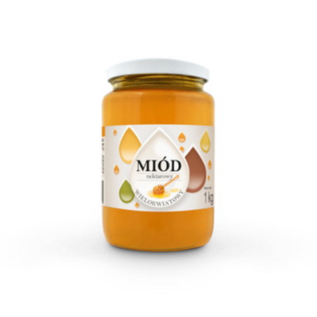 CD Miód wielokwiatowy nektarowy horeca 1kg