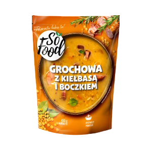 So Food Zupa grochowa z kiełbasą i boczkiem 450g