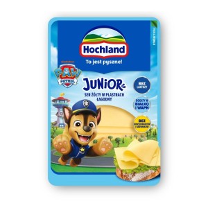 Hochland Ser żółty Junior w plastrach 135 g