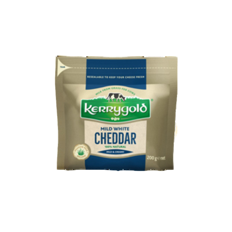 Ser cheddar white w kawałku 200G Kerrygold