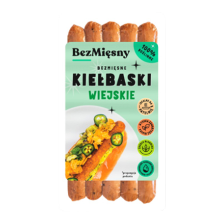 Bezmięsne kiełbaski wiejskie 180g