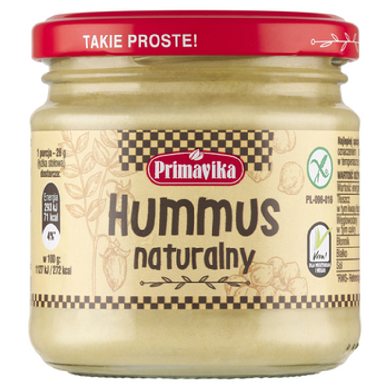 Primavika Hummus naturalny 160 g