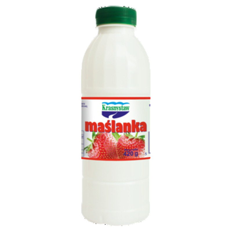 Krasnystaw Maślanka truskawkowa 420 g