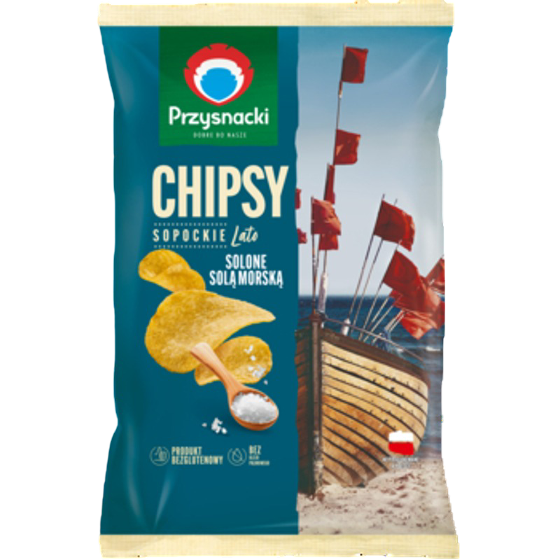 Przysnacki chipsy Sopockie lato solone solą morską 30 g