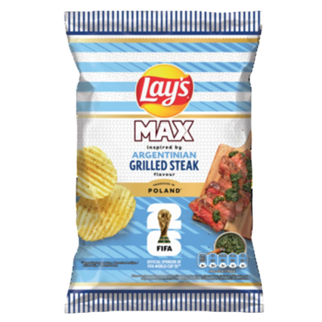 Lay's Chipsy o smaku grillowanego steku 120 g