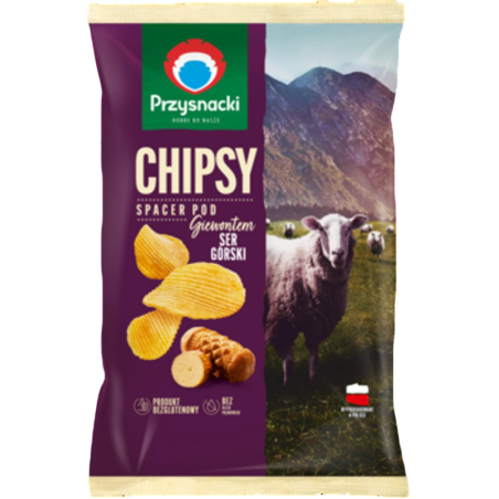 Przysnacki chipsy Spacer pod Giewontem o smaku sera górskiego 30 g