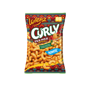 Chrupki Curly Tex-Mex 100g