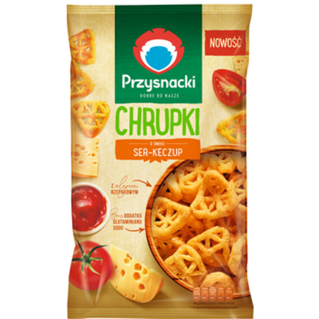 Przysnacki Chrupki o smaku ser-keczup 120 g