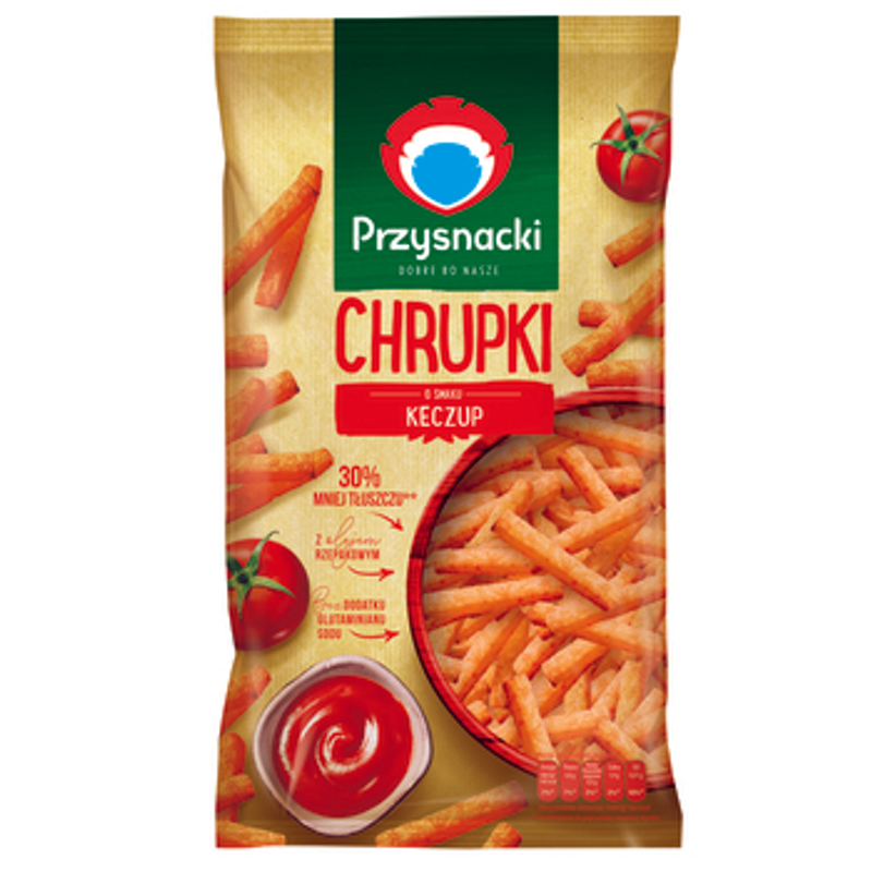 Przysnacki Chrupki o smaku keczup 120 g