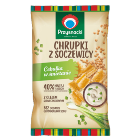 Przysnacki Chrupki z soczewicy cebulka w śmietanie 80g
