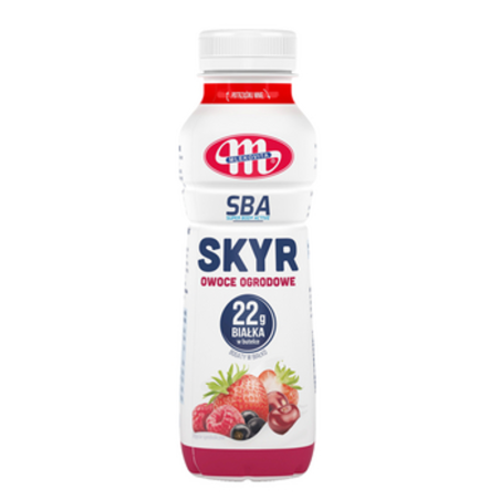 Mlekovita Jogurt SKYR typu islandzkiego owoce ogrodowe SBA 330g