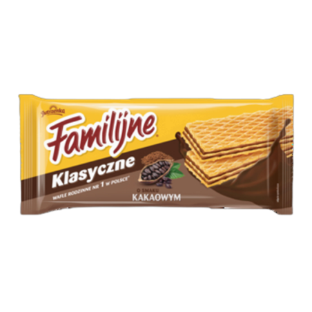 Familijne Wafle o smaku kakaowym 180g