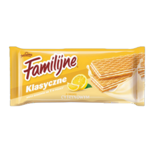Familijne Wafle o smaku cytrynowym 180 g