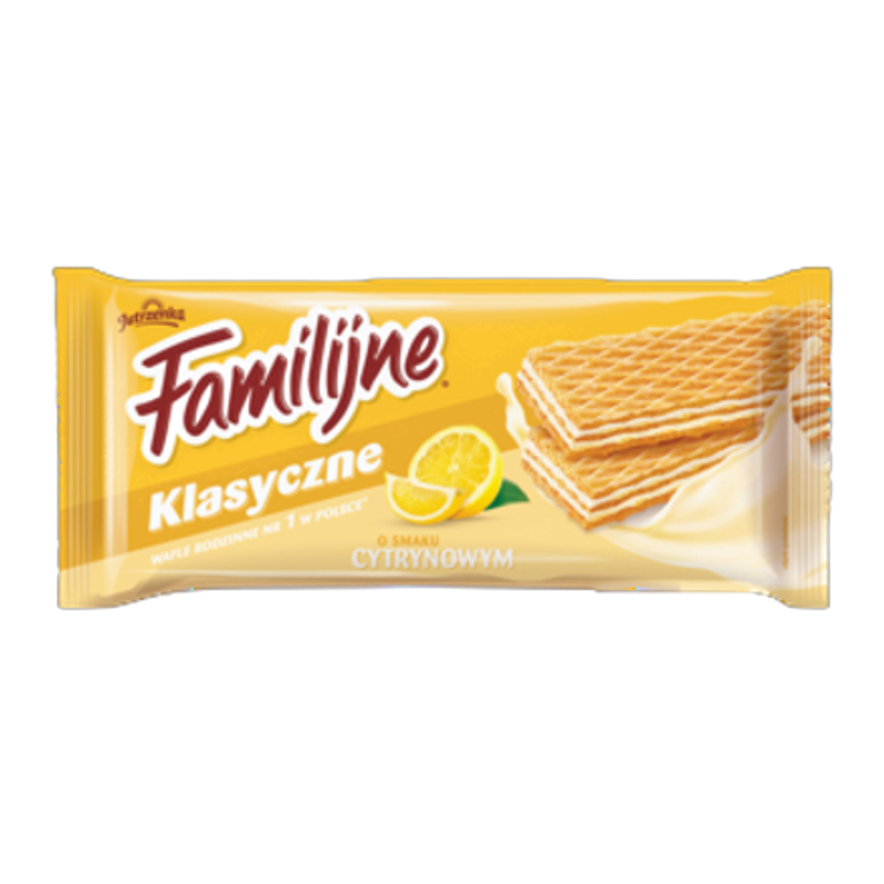 Familijne Wafle o smaku cytrynowym 180 g