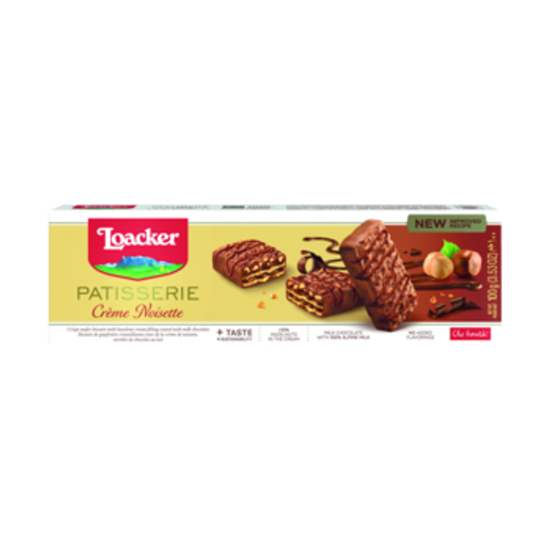 Loacker GRAN PASTICCERIA wafle z kremem orzechowym 100 G