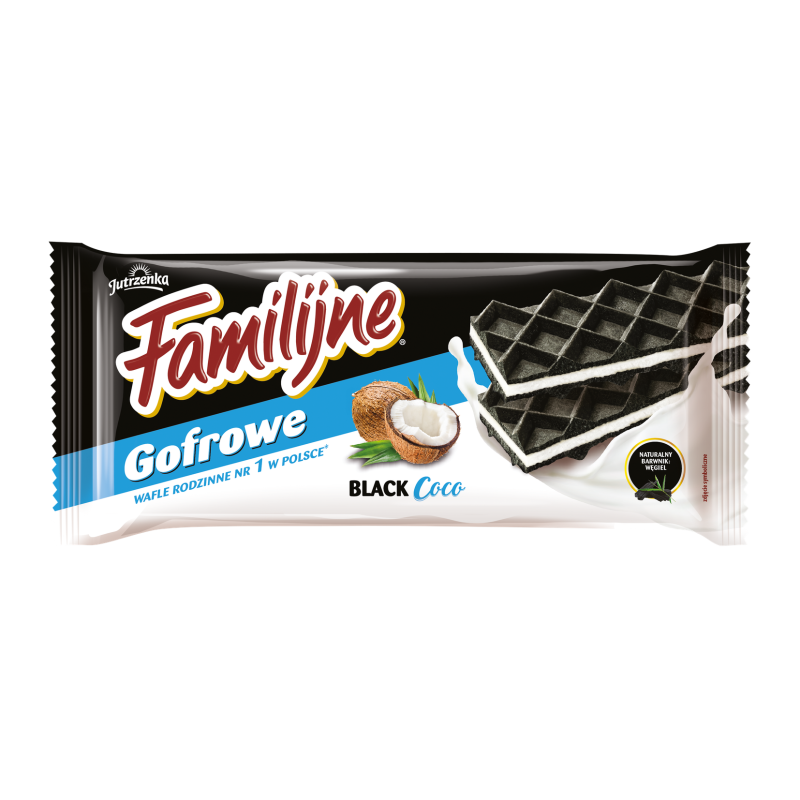 Wafle Familijne Gofrowe Black Coco 140g