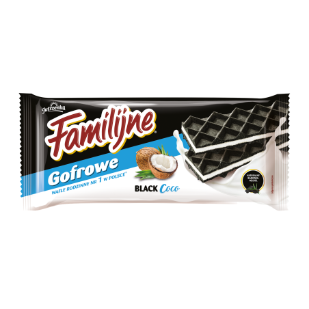 Wafle Familijne Gofrowe Black Coco 140g