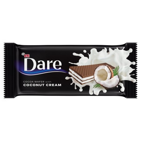 DARE - Kakaowy wafel z kremem kokosowym - 142 g