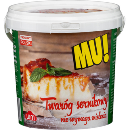 Twaróg Sernikowy 4% 1kg Mu! Wart Milk